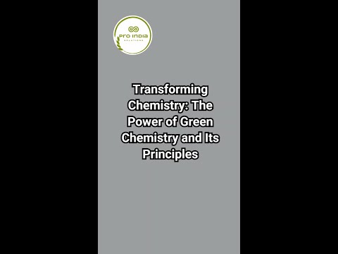 green chemistry