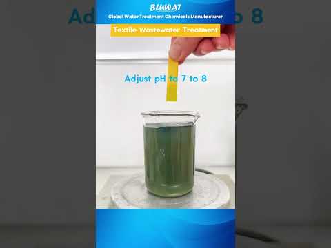 Textile Wastewater Treatment Demo | Fast Color Removal Test in 4 Steps