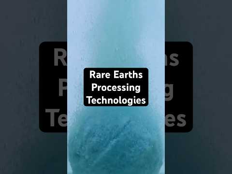 Rare earths Processing Technologies
