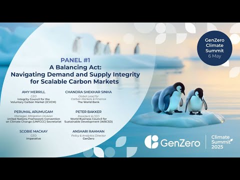 A Balancing Act: Navigating Demand &amp; Supply Integrity for Scalable Carbon Markets | GCS 2025 | 6 May