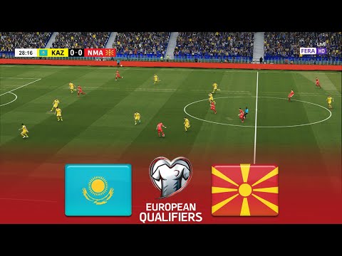 LIVE 🔴 KAZAKHSTAN vs NORTH MACEDONIA | FIFA World Cup Qualifiers 2025 | Full Match | FL 2025 PES