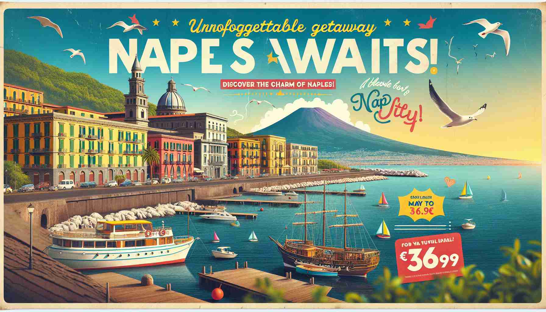 Unforgettable Getaway Awaits! Discover the Charm of Naples for Just €36.99 Unforgettable Getaway Awaits! Discover the Charm of Naples for Just €36.99