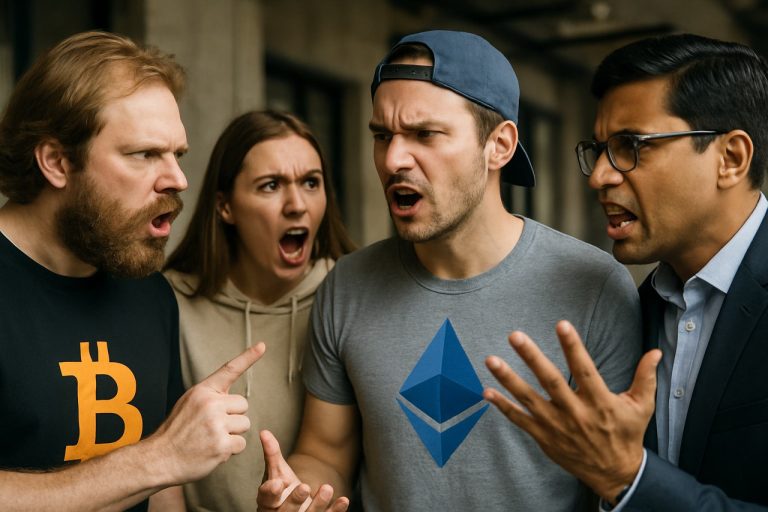 Crypto’s New Tribal War: Maxis, Degens, Builders and Corporates Clash Over Blockchain’s Future