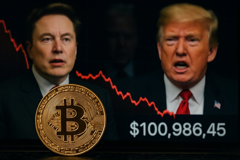 Bitcoin Slides Below $101K as Musk-Trump Clash and Trade Tensions Unleash Crypto Turmoil