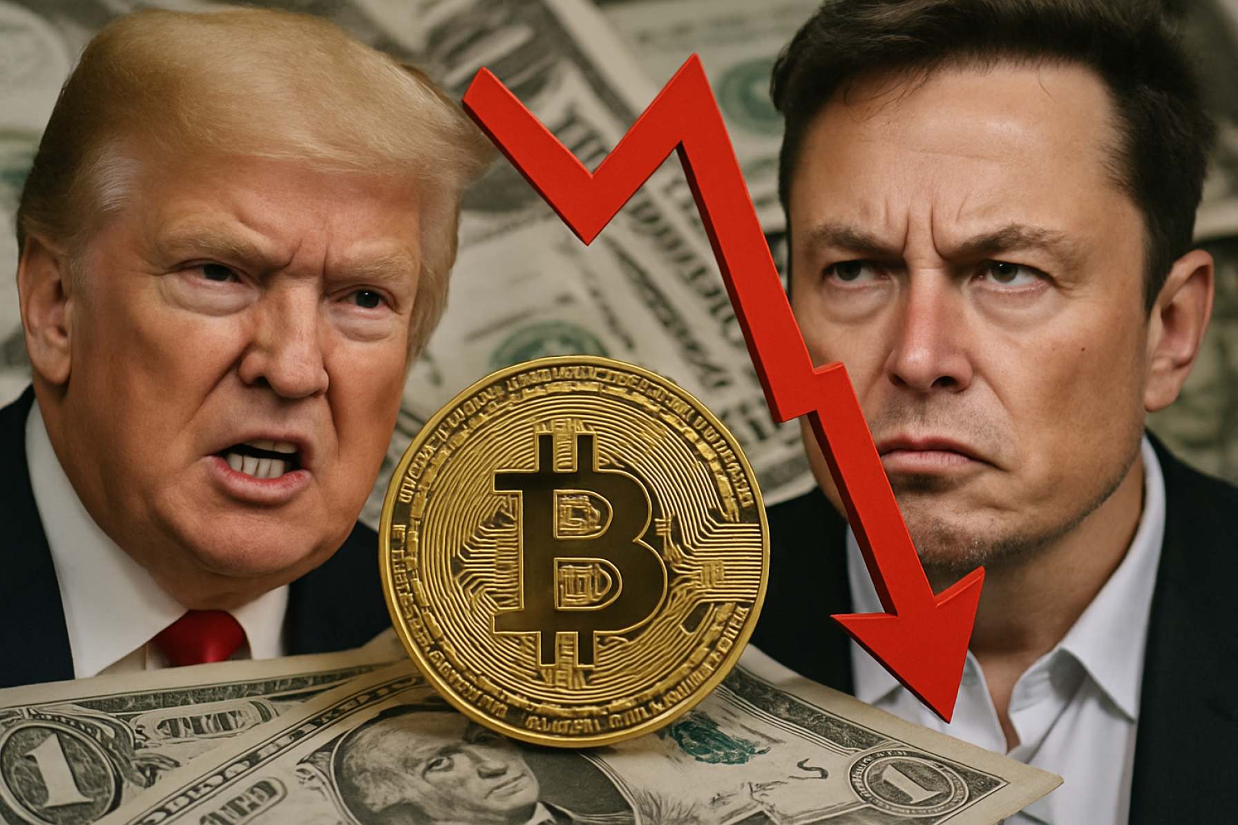 Bitcoin’s $84 Billion Crash: Why Trump and Musk’s Feud Could Trigger the Next Crypto Meltdown 